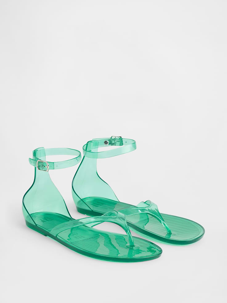 Image number 2 showing, Jelly Thong Sandals