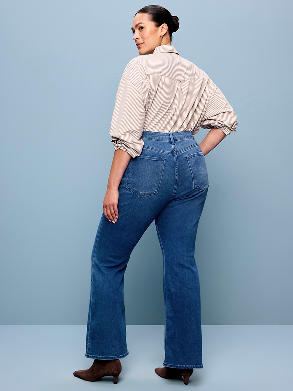 High-Waisted Wow Flare Jeans