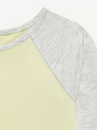 Image 2 of 2, Long-Sleeve Raglan Cropped T-Shirt for Girls