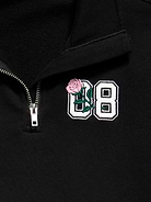 Image 2 of 2, Oversized Quarter-Zip Graphic Sweatshirt for Girls