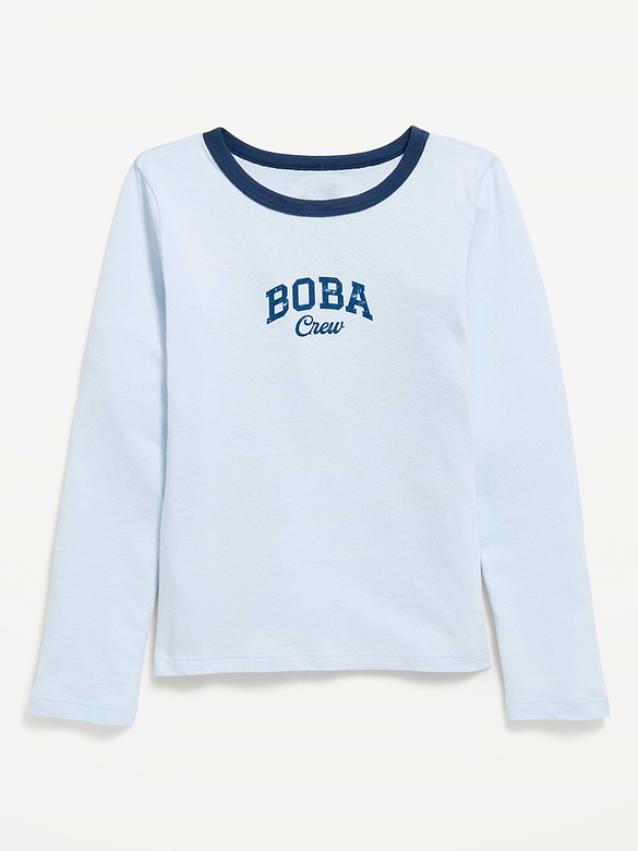 Long-Sleeve Graphic T-Shirt for Girls