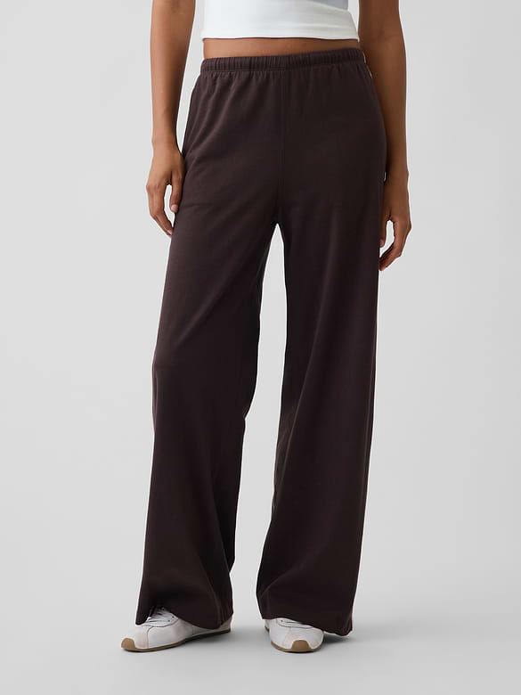 Knit Relaxed Track Pants