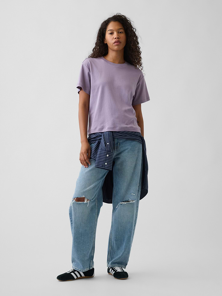 Image number 2 showing, Supima® Cotton Relaxed T-Shirt
