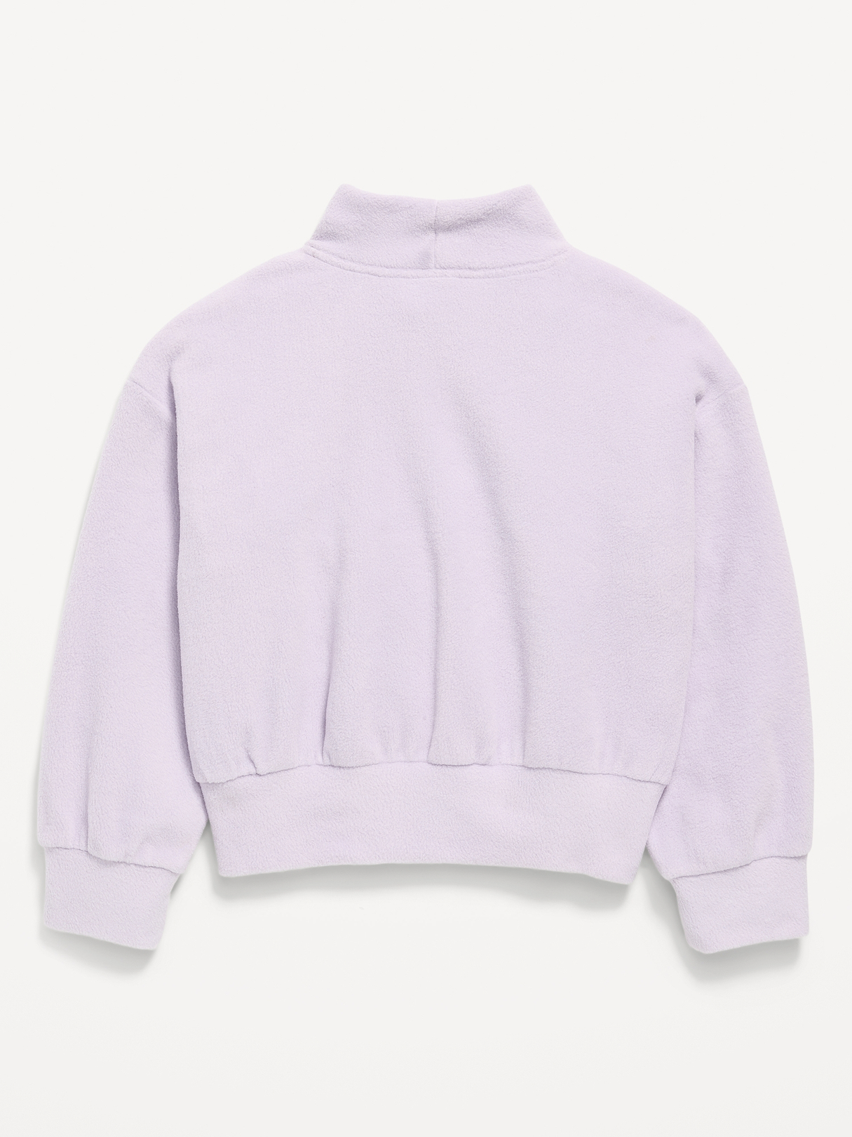 Long-Sleeve Mock-Neck Microfleece Top for Girls | Old Navy