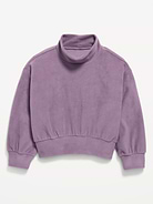 Image 1 of 1, mock neck, long sleeves, drop shoulders, Product #907016