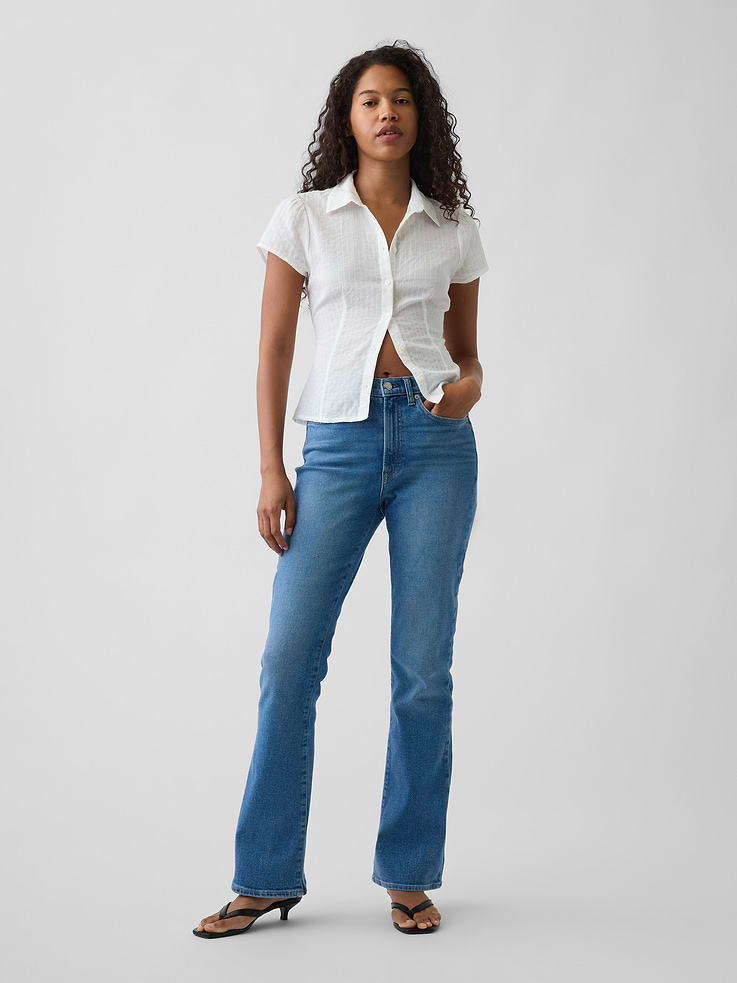 Image number 1 showing, High Rise Boot Jeans