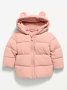 Image number 1 showing, Water-Resistant Critter Puffer Jacket for Baby