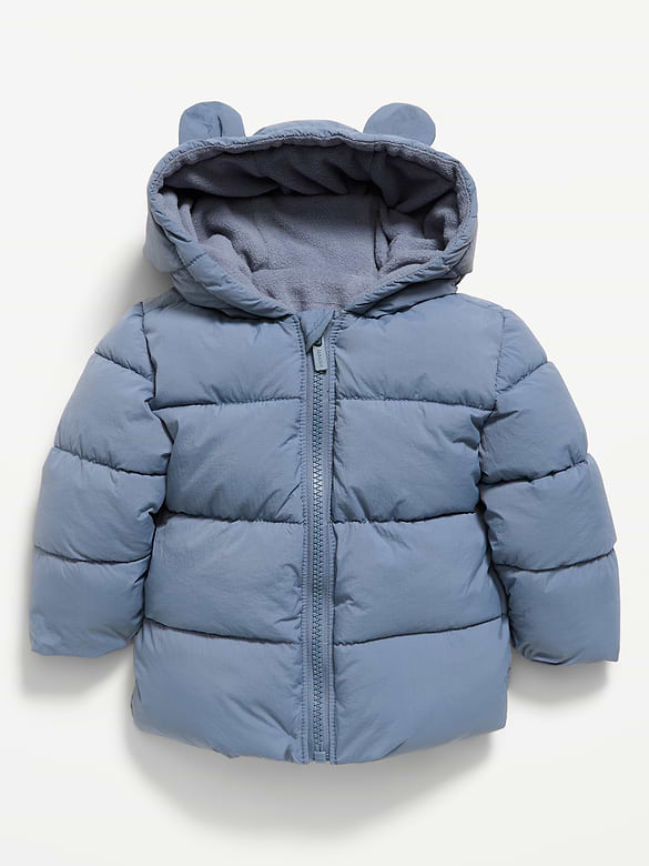 Water-Resistant Critter Puffer Jacket for Baby