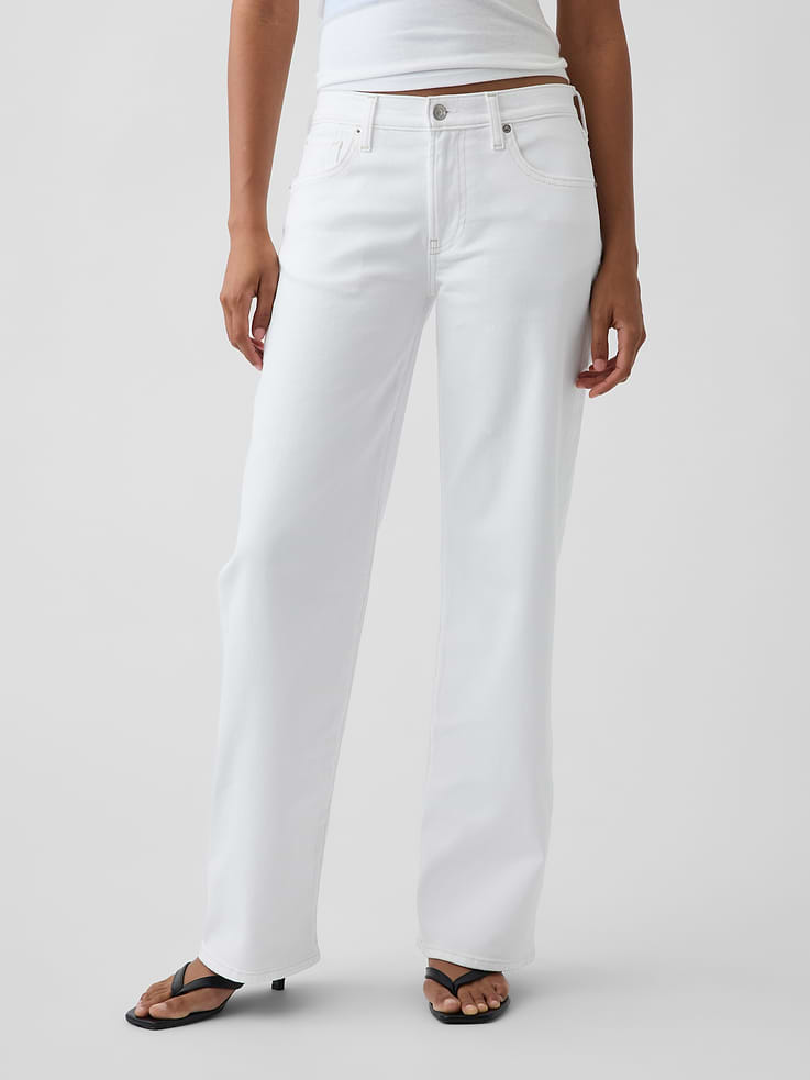 Image number 2 showing, Low Rise Baggy Flare Jeans