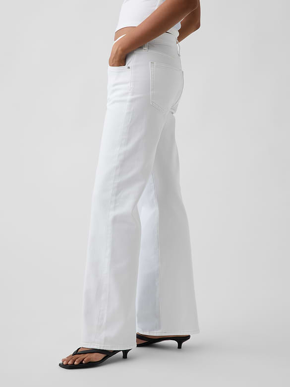 Low Rise Baggy Flare Jeans
