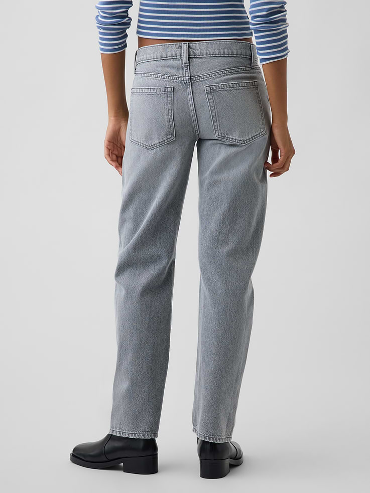 Image number 4 showing, Mid Rise Straight Taper Jeans