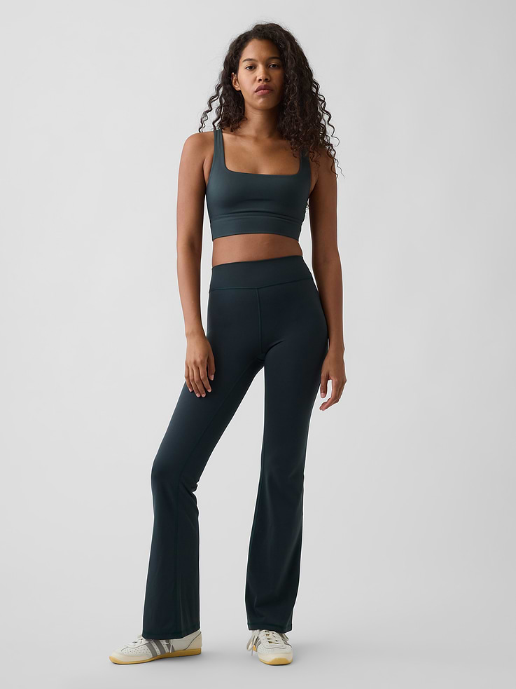 Image number 3 showing, GapFit Smooth Square-Neck Sports Bra