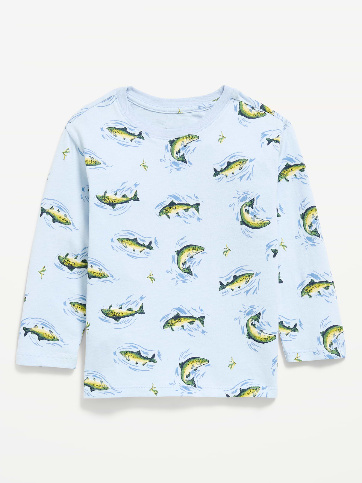 Image 1 of 1, crew neck, long sleeves, all-over print, Product #910929