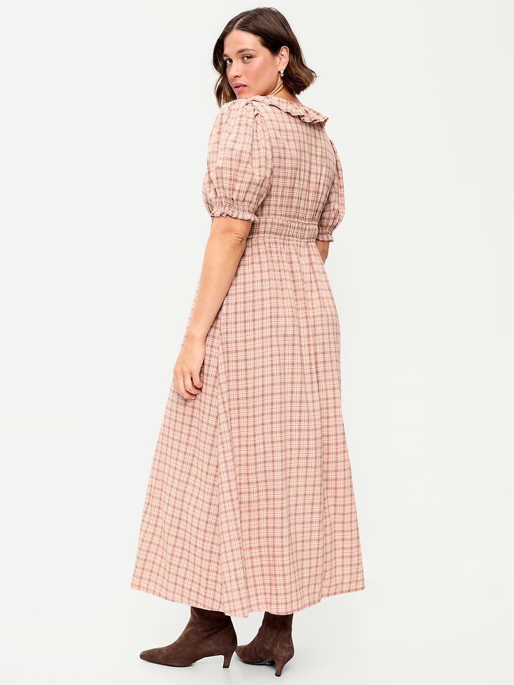 Image number 8 showing, Ruffle-Trim Boho Maxi Dress