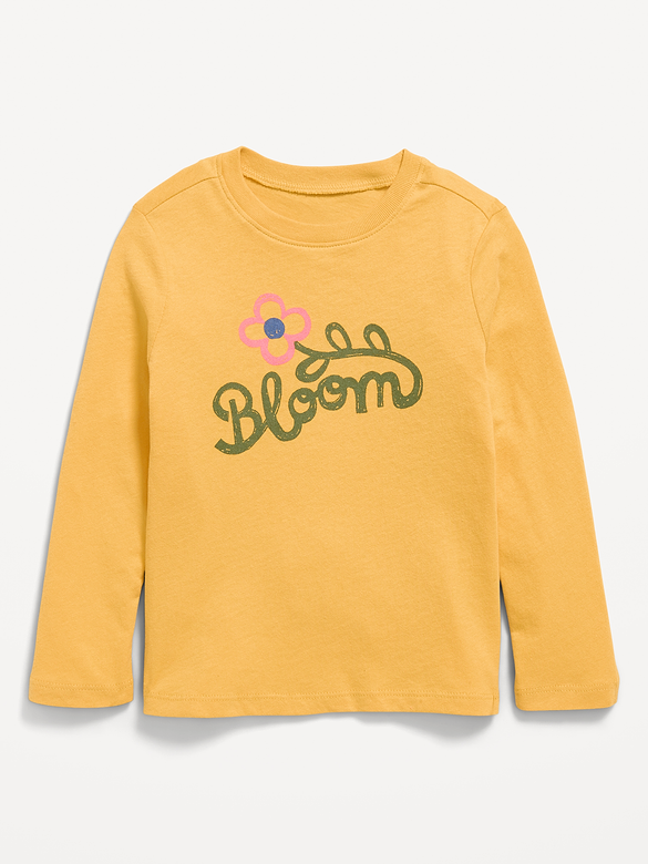 Long-Sleeve Graphic T-Shirt for Toddler Girls