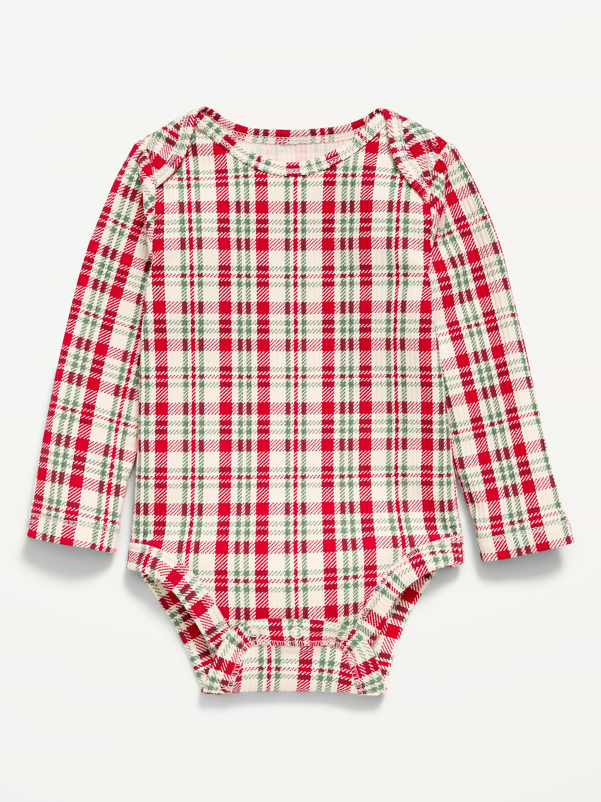 Printed Unisex Long-Sleeve Bodysuit for Baby
