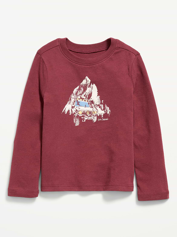Long-Sleeve Graphic T-Shirt for Toddler Boys