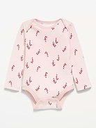 Image 1 of 1, rib-knit envelope neckline, short sleeves, snaps along inseam, all-over print, Product #1181697