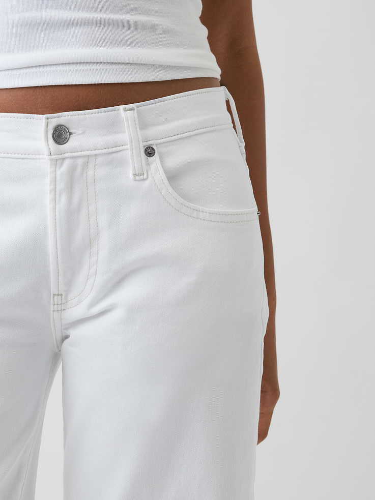 Image number 5 showing, Low Rise Baggy Flare Jeans