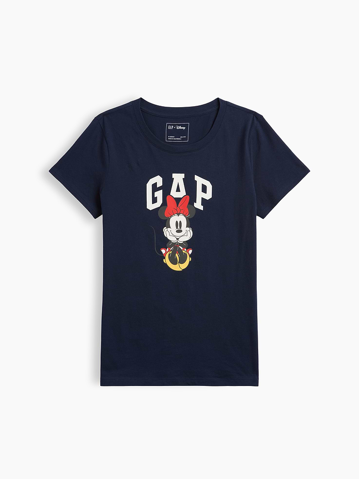 Image 5 of 5, Gap × Disney Minnie Mouse Logo T-Shirt