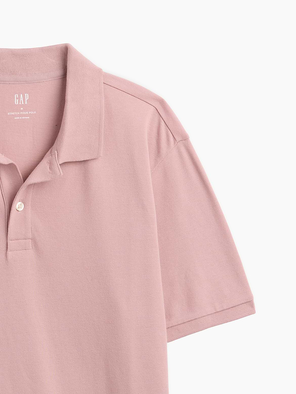 Stretch Pique Polo Shirt
