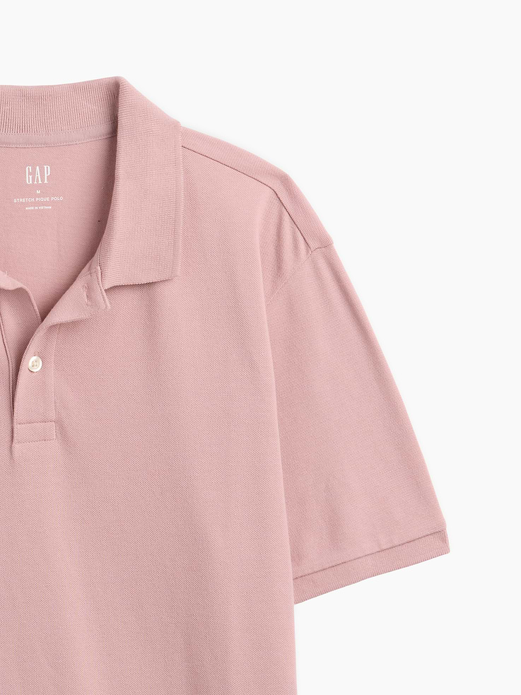 Image number 4 showing, Stretch Pique Polo Shirt