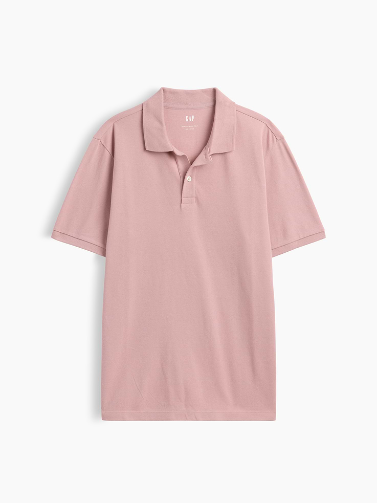 Image number 5 showing, Stretch Pique Polo Shirt