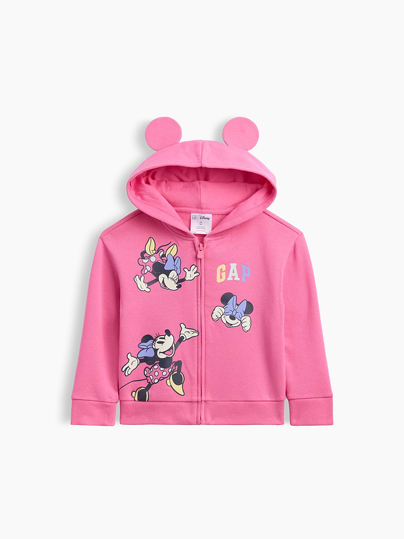 babyGap × Disney Minnie Mouse Relaxed Graphic Zip Hoodie