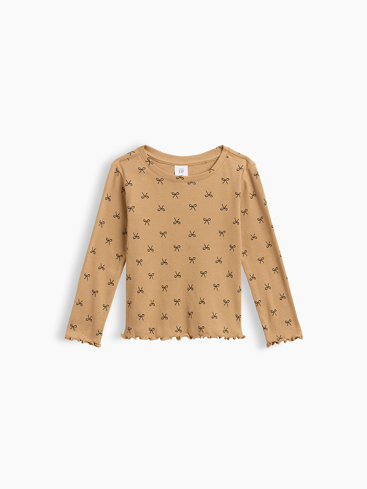 Image number 1 showing, babyGap Ribbed Crewneck T-Shirt