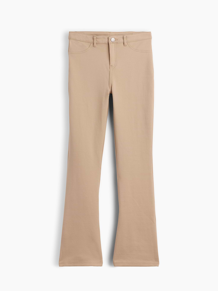Image number 2 showing, Kids Uniform Ponte Flare Pants