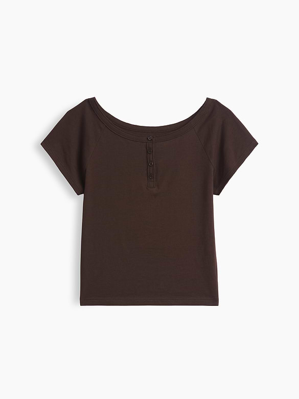 Kids Raglan Henley T-Shirt