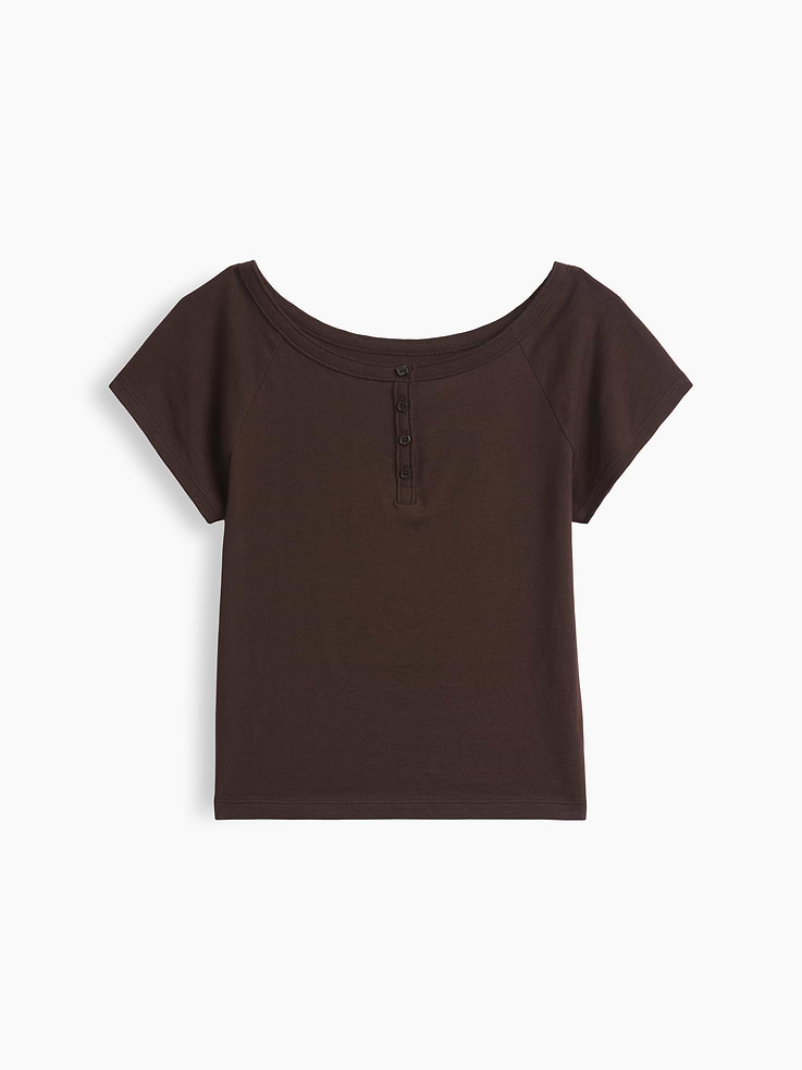 Image number 2 showing, Kids Raglan Henley T-Shirt