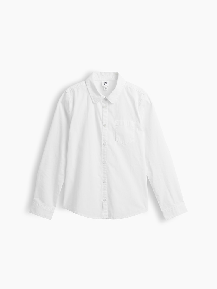 Image number 2 showing, Kids Uniform Poplin Shirt