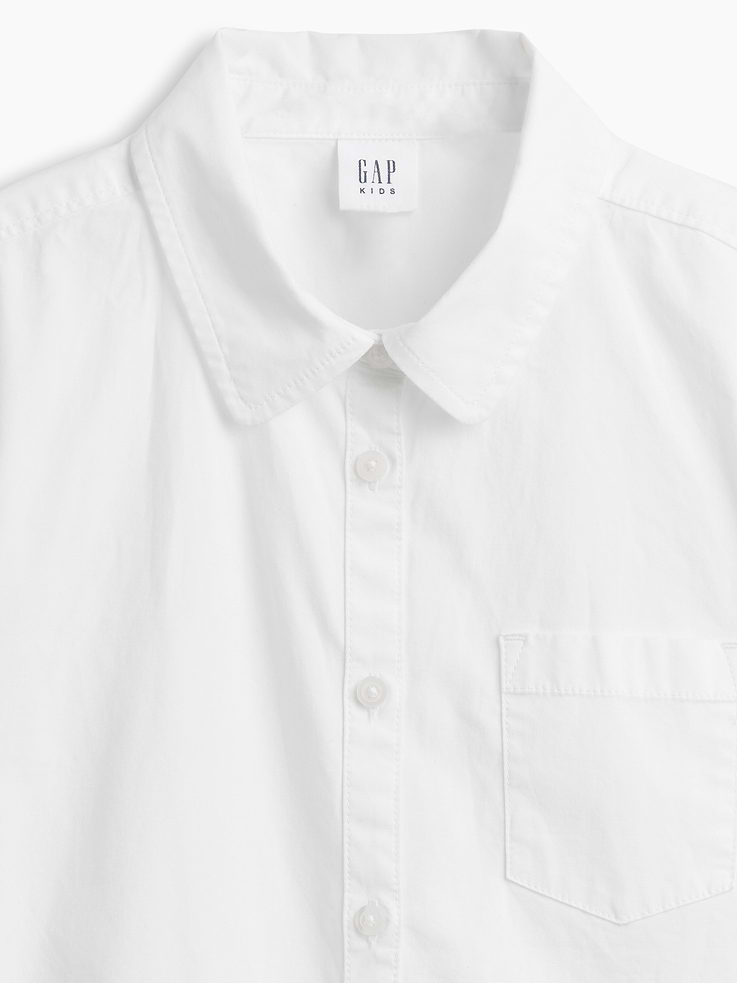 Image number 5 showing, Kids Uniform Poplin Shirt