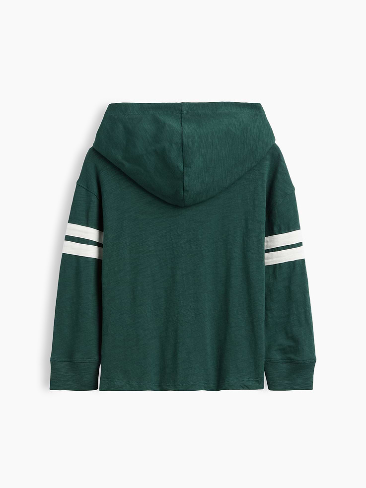 Image number 2 showing, Baby & Toddler Organic Cotton Hooded T-Shirt