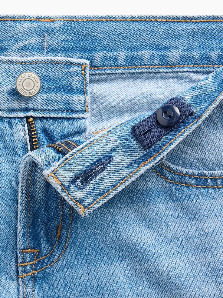 Image number 6 showing, Kids Mid Rise Straight Taper Jeans
