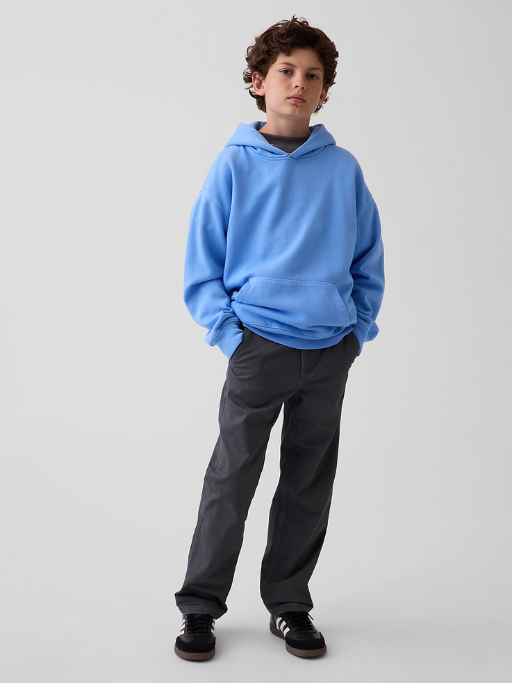 Image number 6 showing, Kids Uniform Stretch Relaxed Straight Khakis