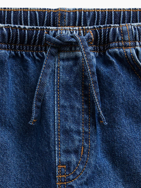 Kids Low Rise Bow Easy Baggy Jeans