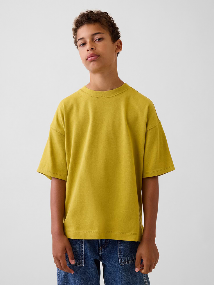 Image number 1 showing, Kids Heavyweight Oversized T-Shirt