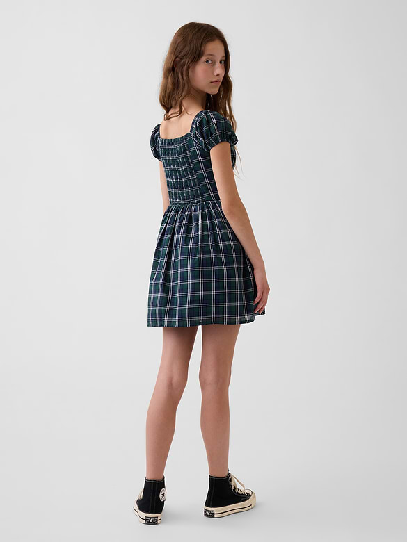 Kids Puff-Sleeve Dress