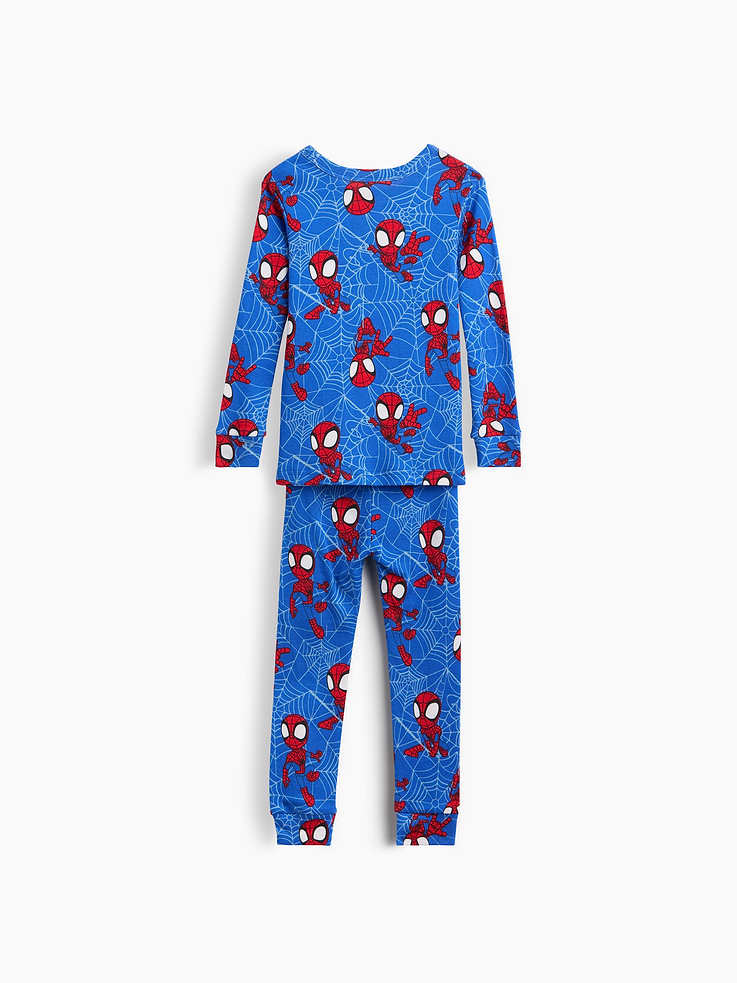 Image number 2 showing, Baby & Toddler Marvel Organic Brushed Cotton PJ Set