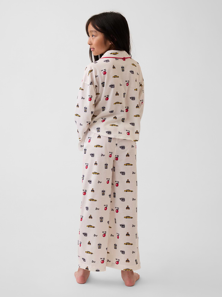 Image number 3 showing, Kids Recycled Print PJ Set