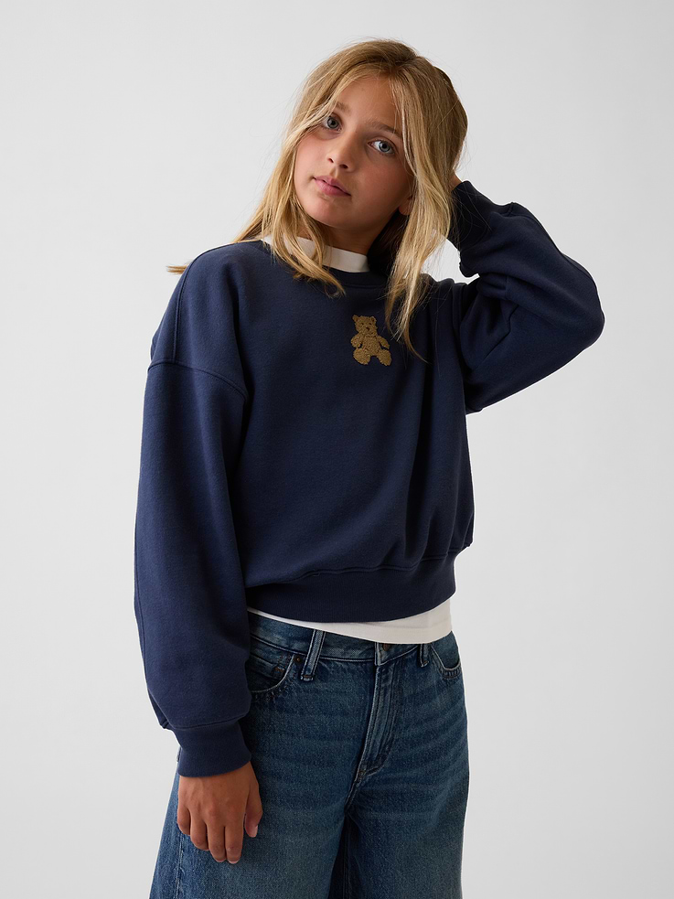Image number 1 showing, Kids VintageSoft Wedge Sweatshirt