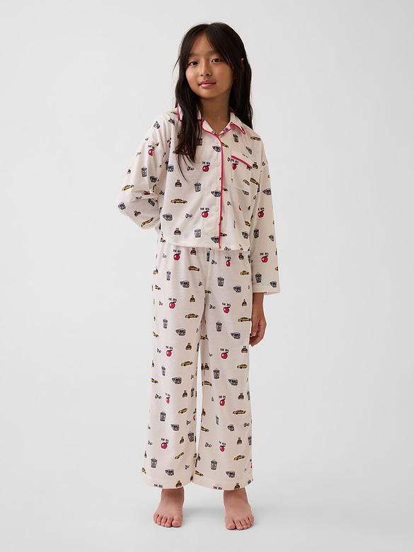Kids Recycled Print PJ Set