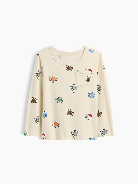 Baby & Toddler Mix & Match Print Pocket T-Shirt