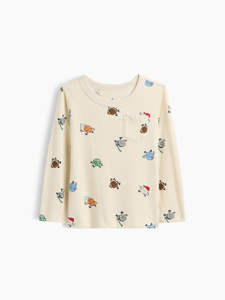 L'image numéro 1 présente T-shirt à poche Agencez à volonté pour Bébé et Tout-petit