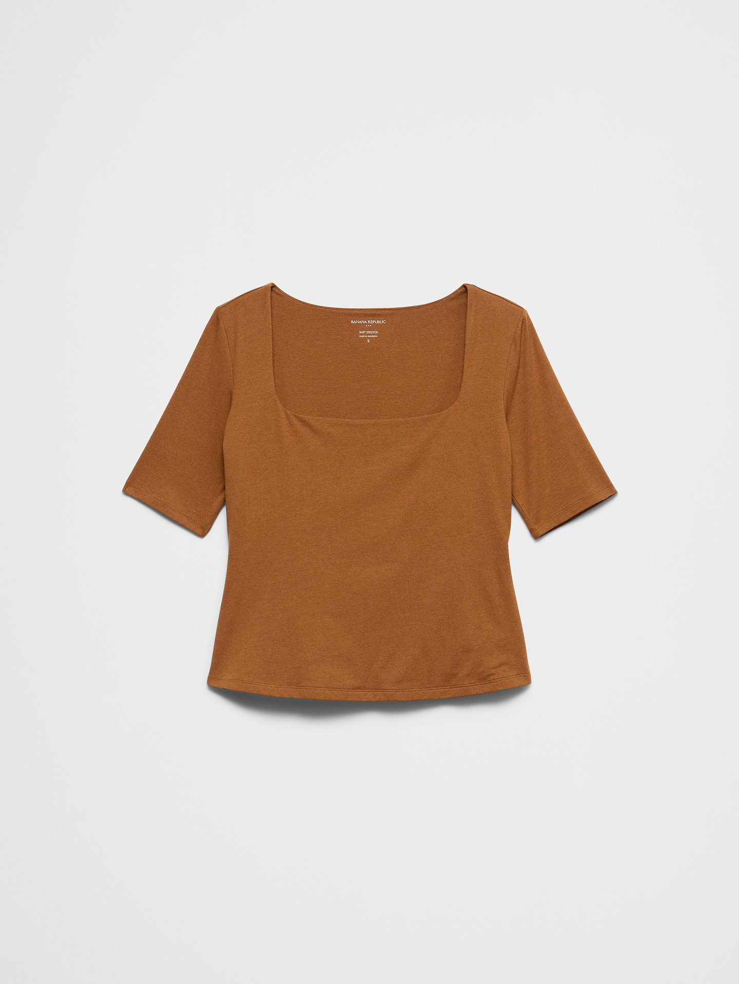 Image number 4 showing, Soft Stretch Square-Neck Top