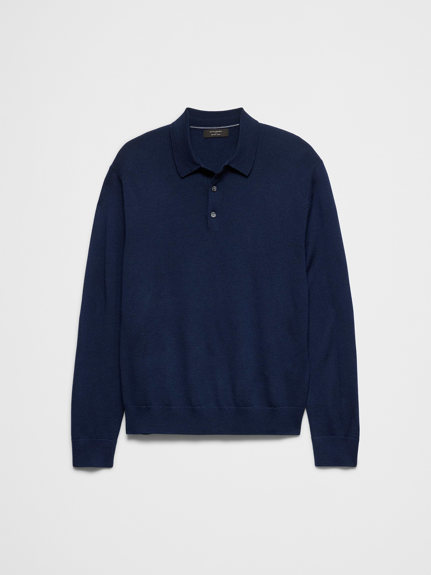 Image number 4 showing, Merino Wool Polo Sweater