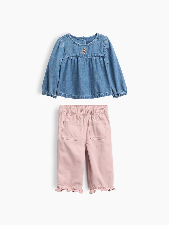 Baby Denim Outfit Set