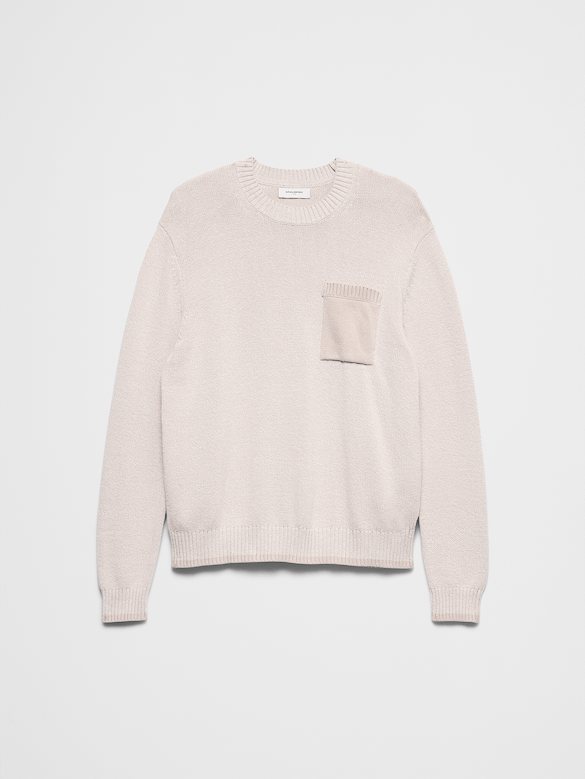Contrast Pocket Sweater